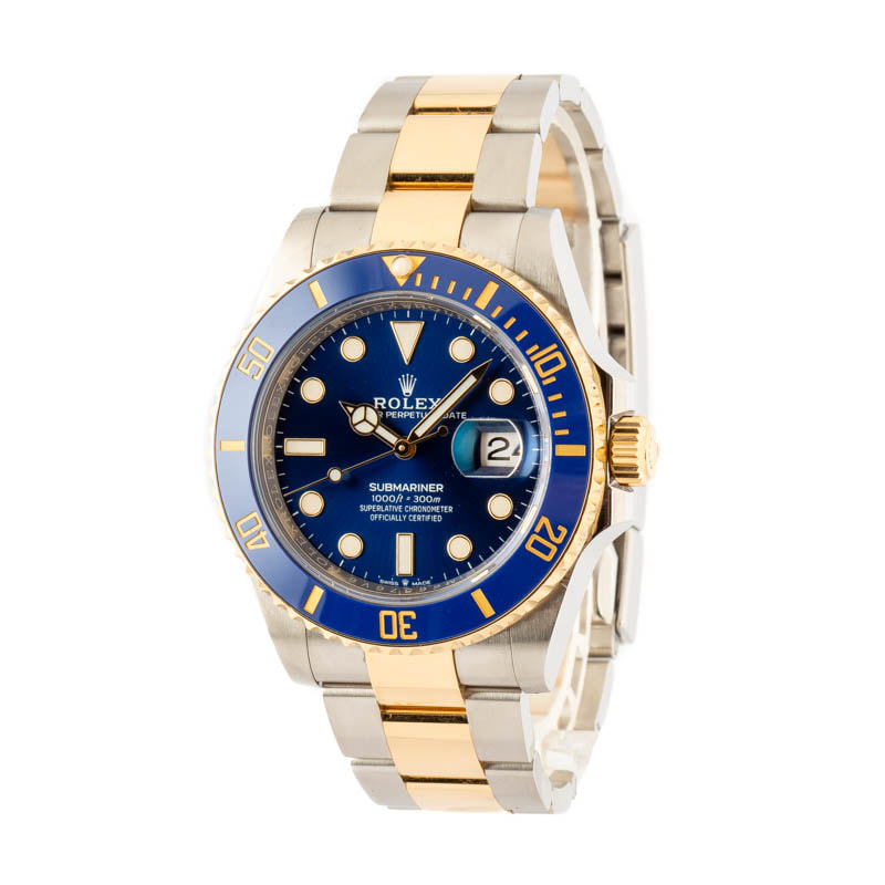 Mens Rolex Submariner 126613 Blue Dial