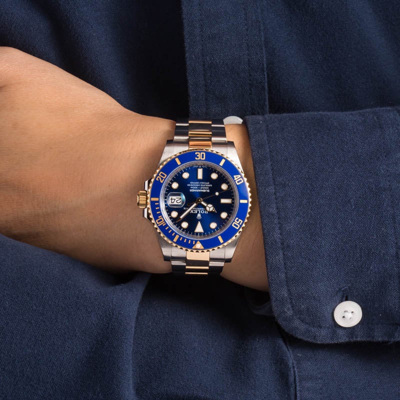 Mens Rolex Submariner 126613 Blue Dial