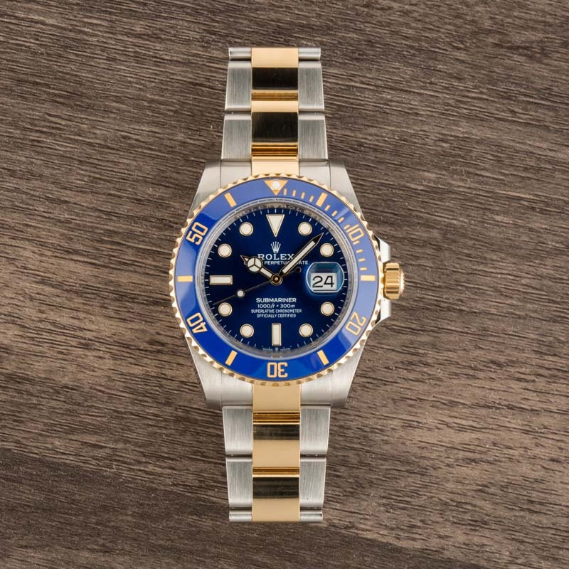 Mens Rolex Submariner 126613 Blue Dial