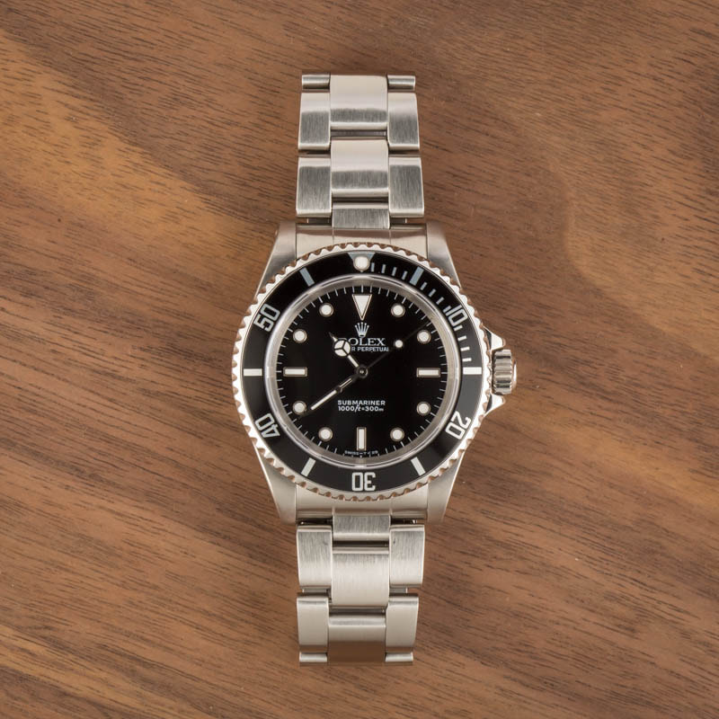 Buy Used Rolex Submariner 14060 Bob s Watches Sku 161305