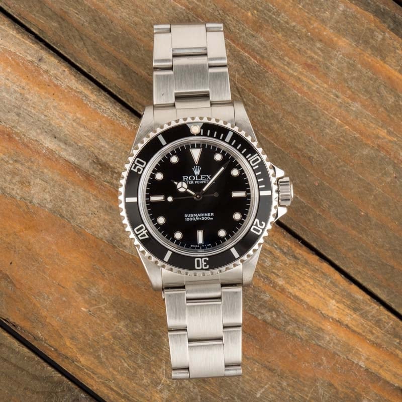 Mens Rolex Submariner 14060 Steel Oyster