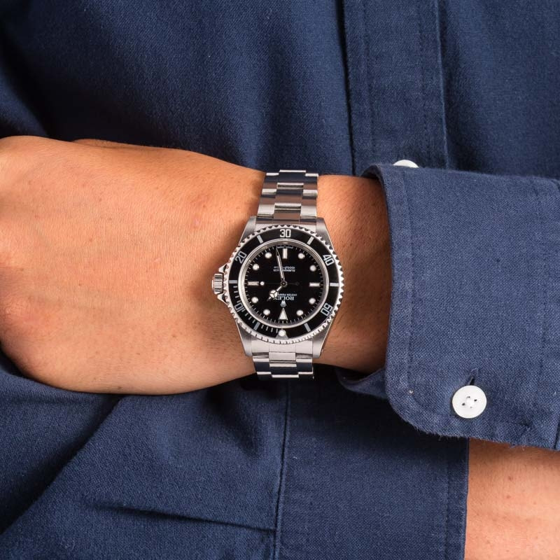 Mens Rolex Submariner 14060M No Date Dial