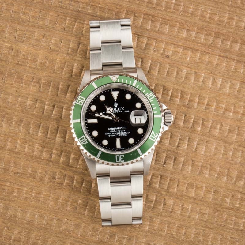 Pre-Owned Rolex 40MM Anniversary Submariner 16610V