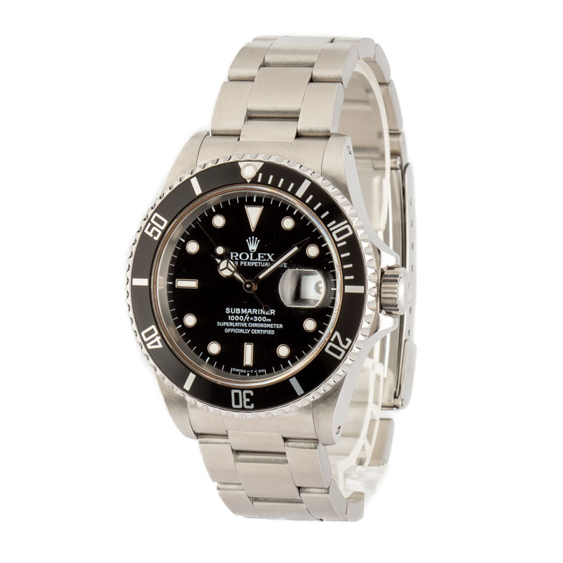 Rolex Pre-Owned | Rolex Submariner 16610 - Mens Watch - Black Dial - 2008