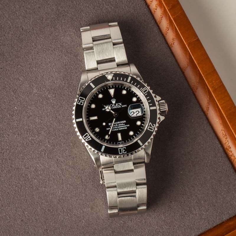 Submariner Rolex 16610 Black