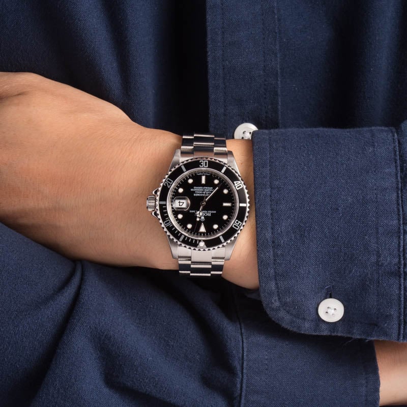 Rolex Submariner 16610T Black Bezel