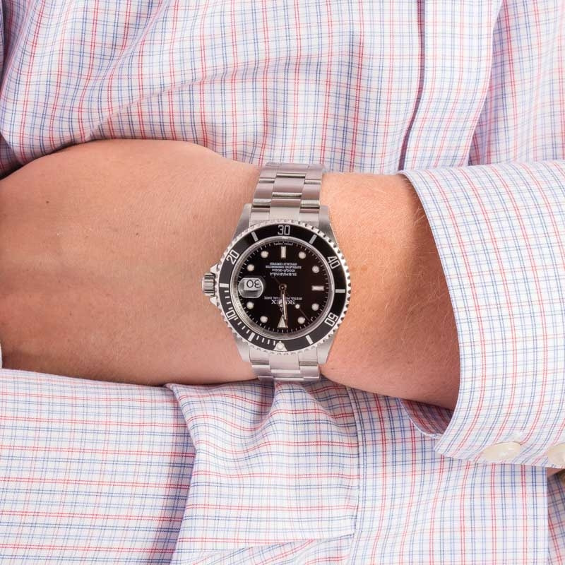 Pre-Owned Rolex Submariner 16610 Black