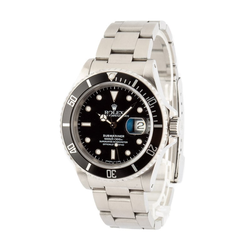 Submariner Rolex 16610 Black