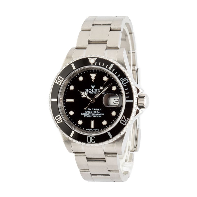 Rolex Submariner 16610T Black Bezel