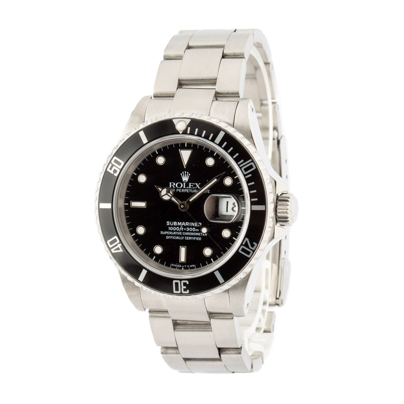 Rolex Submariner 16610 Black Dial