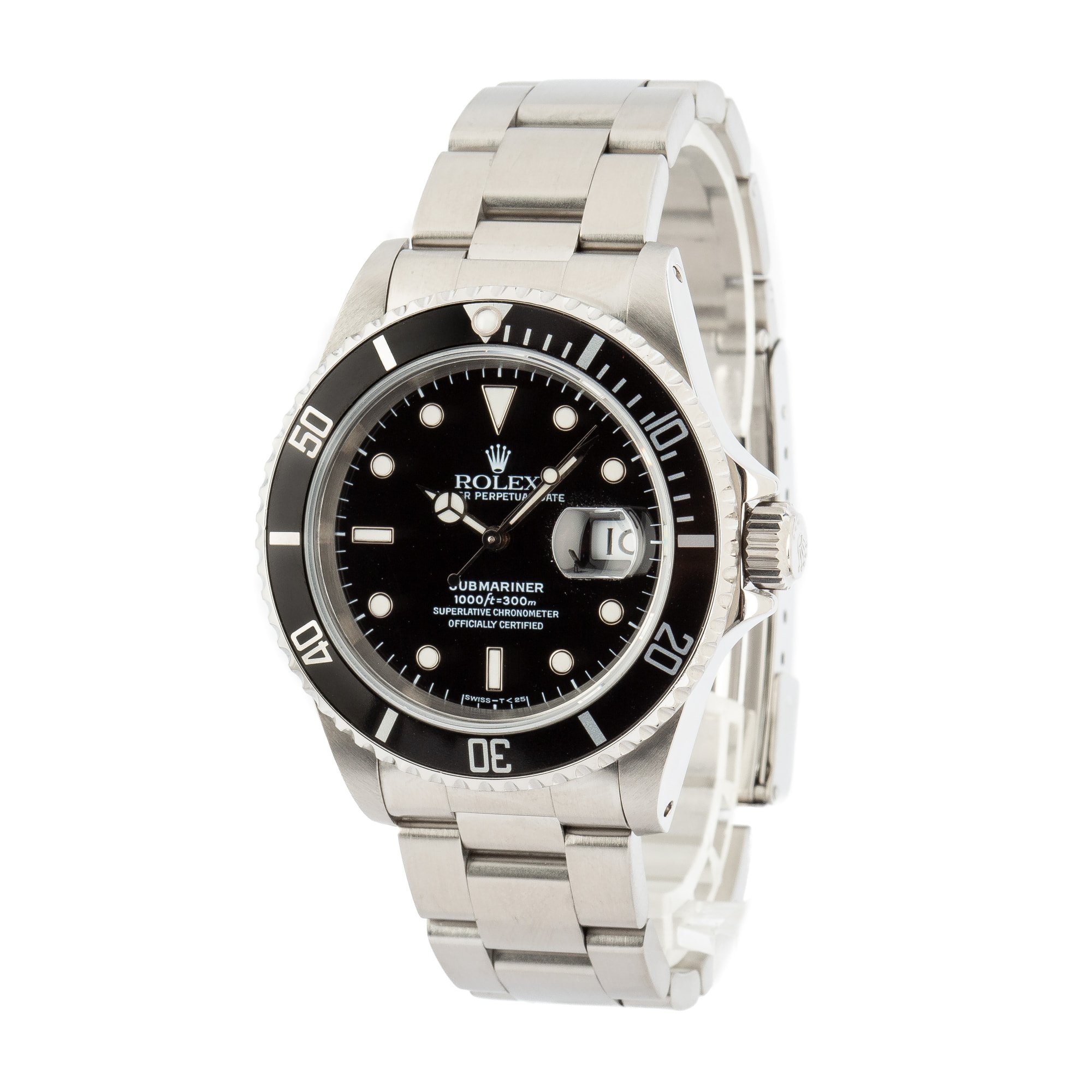 Pre-Owned Rolex Submariner 16610 Stainless Steel