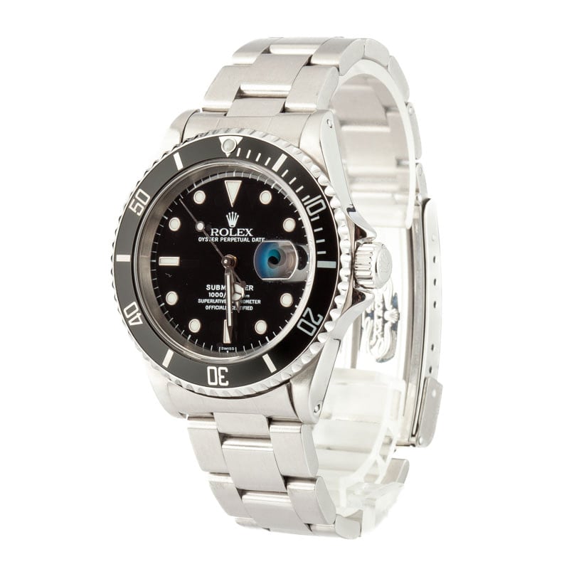 Submariner Rolex 16610 Black