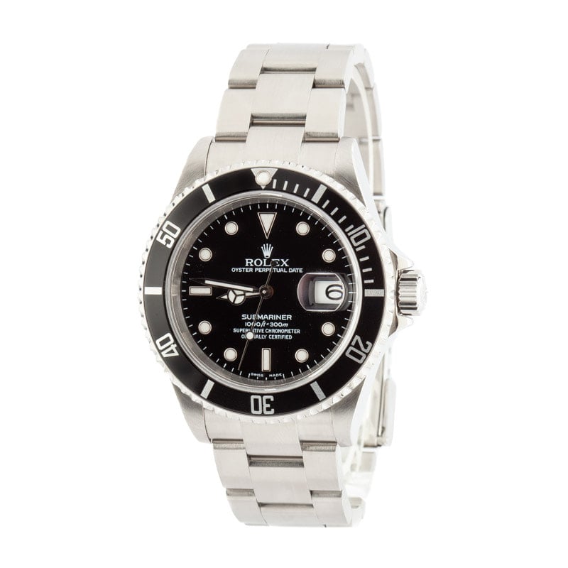 Rolex Submariner 16610T Black Bezel