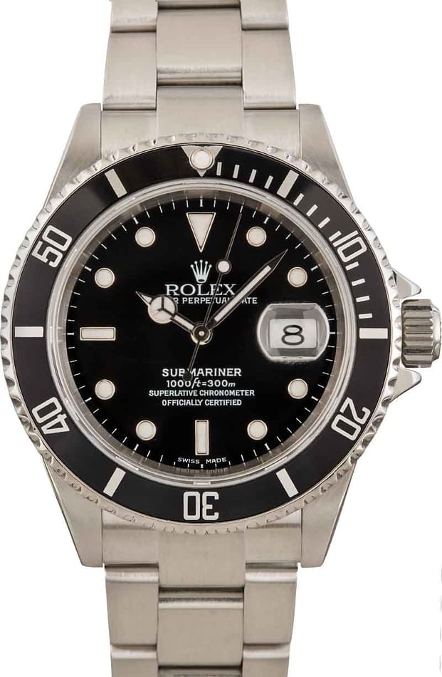 Buy Used Rolex Submariner 16610 | Bob's Watches - Sku: 154571