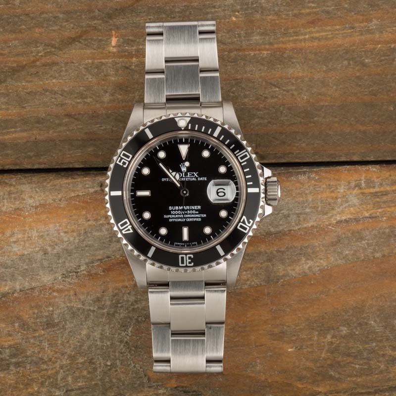 Rolex Submariner 16610 Steel Watch