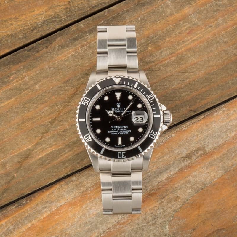 Used Men's Rolex Submariner 16610