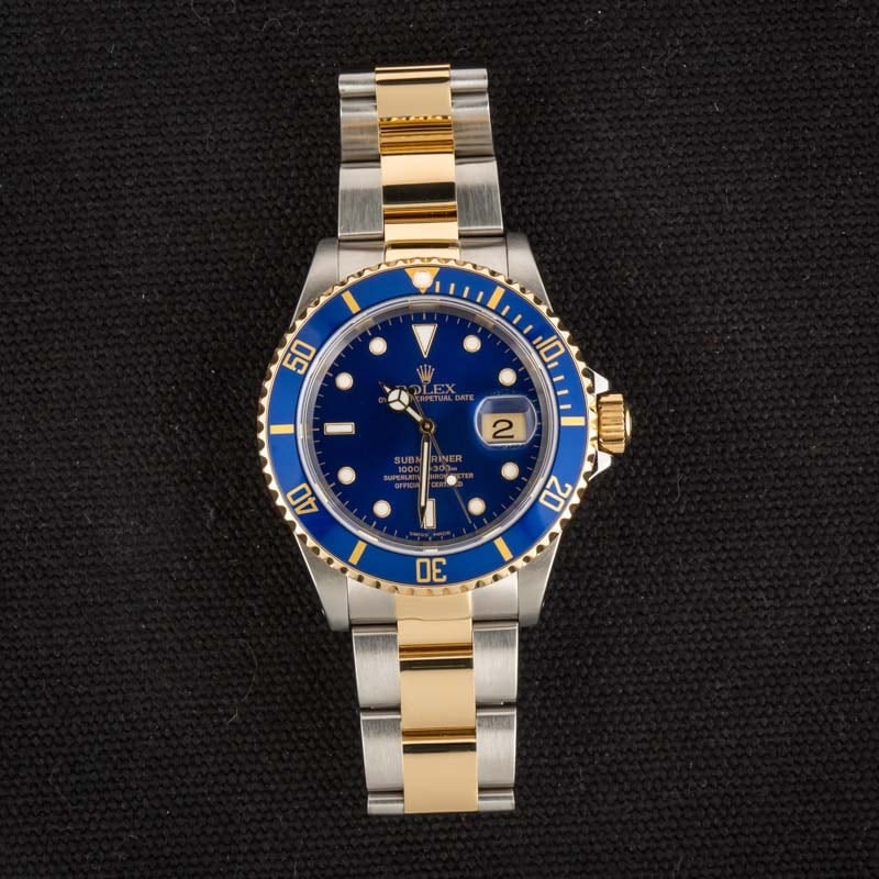 Rolex Submariner 16613 Steel & 18k Yellow Gold