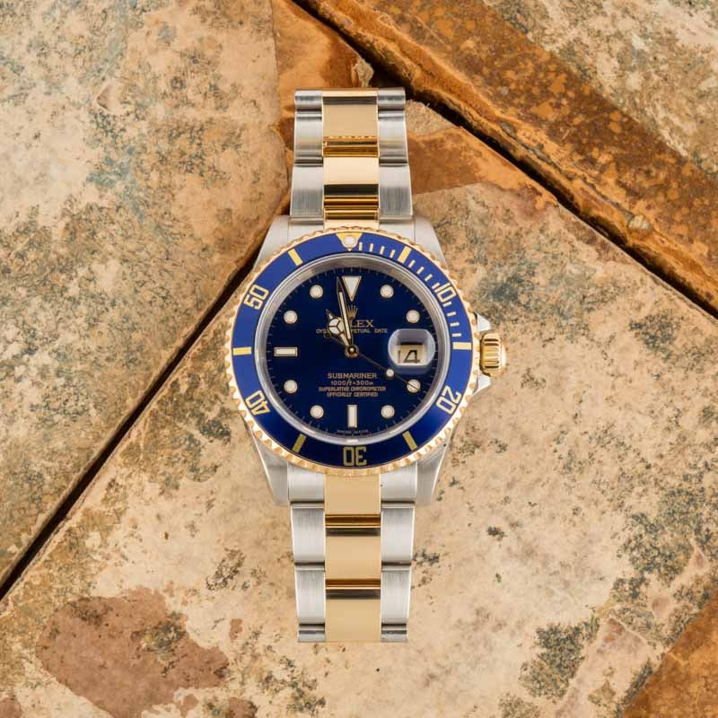 Used rolex shop submariner two tone