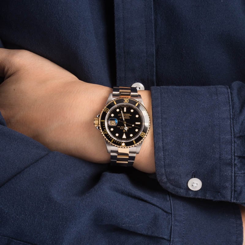 Rolex Submariner 16613T Steel & Gold