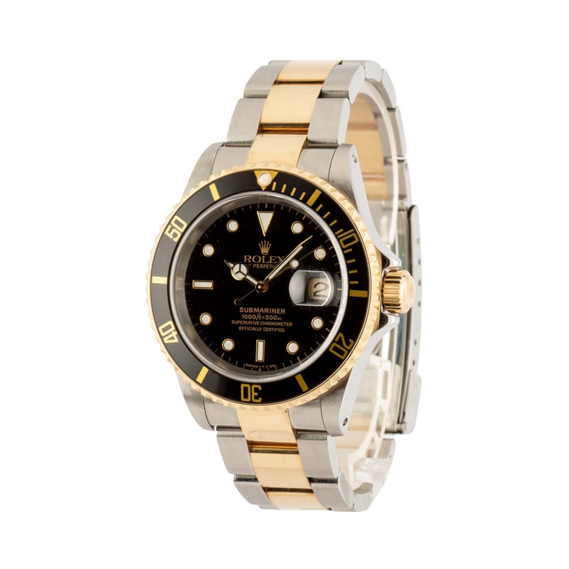 Rolex Submariner 16613 Black Dial