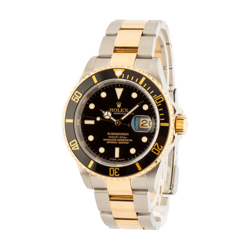 Rolex Submariner 16613T No Holes Case