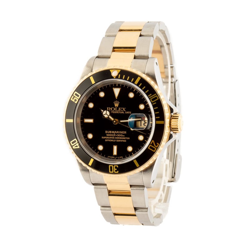 Rolex Submariner 16613 Black Dial