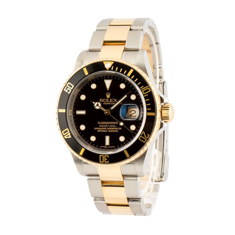 Rolex Submariner 16613T Steel & Gold