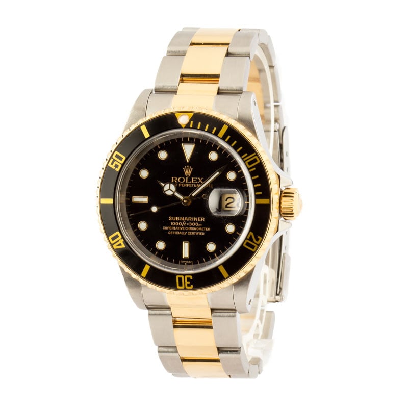 Rolex Submariner 16613 Black Dial