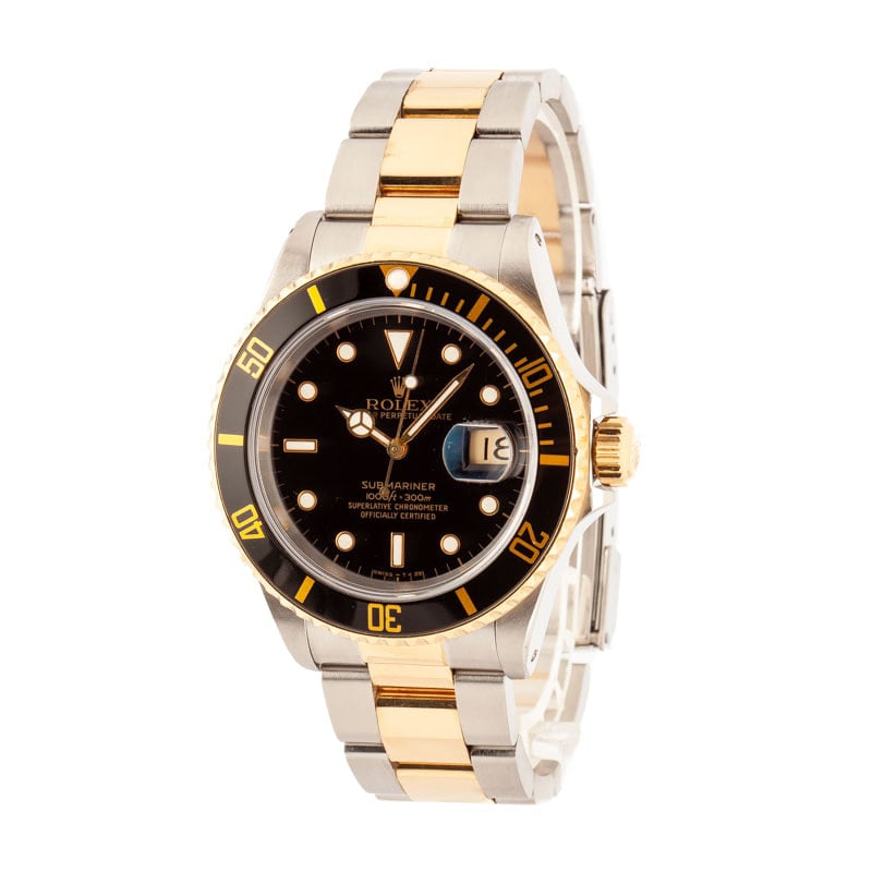 Rolex Submariner 16613 Black Bezel