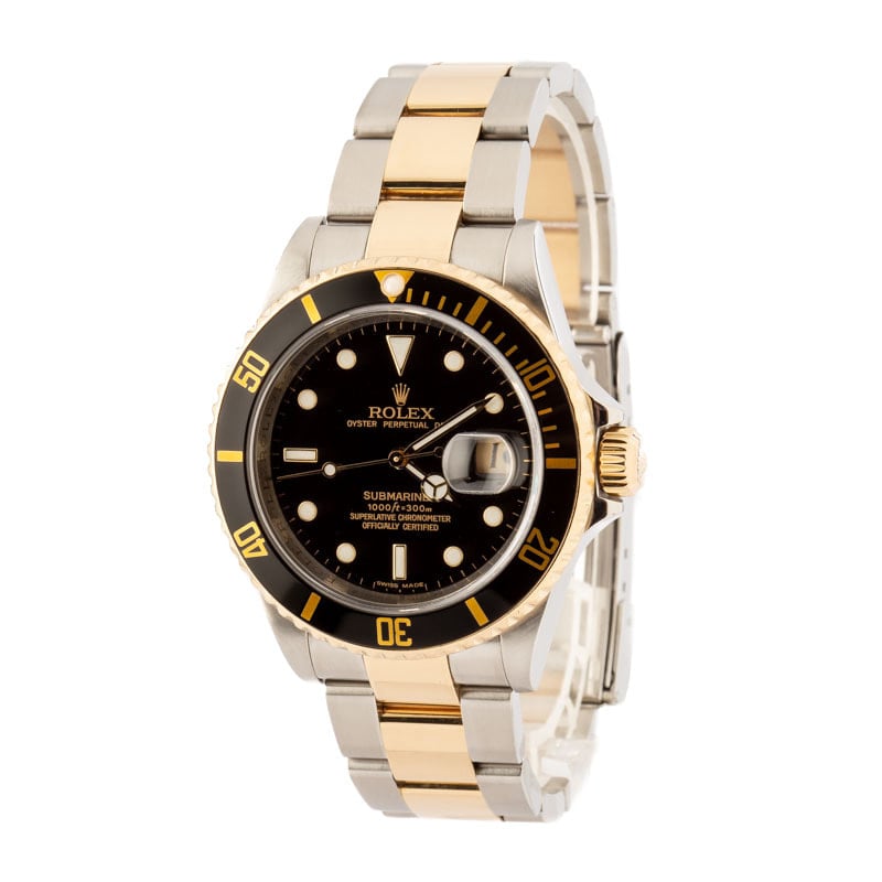 Rolex Submariner 16613T Steel & Gold