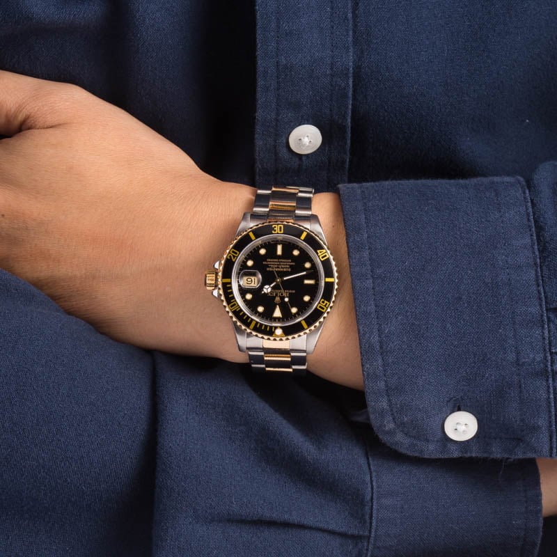 Rolex Submariner Steel & Gold 16613