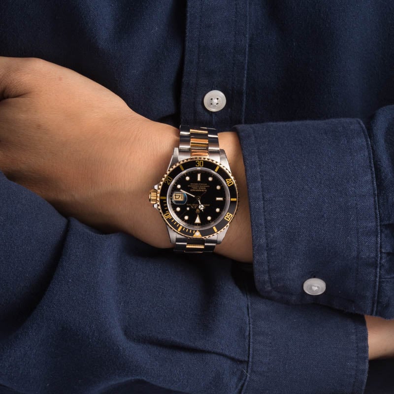 Rolex Submariner 16613 Black Bezel