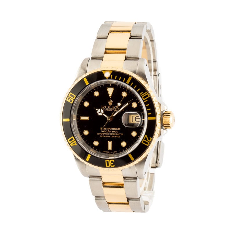 Rolex Submariner Steel & Gold 16613