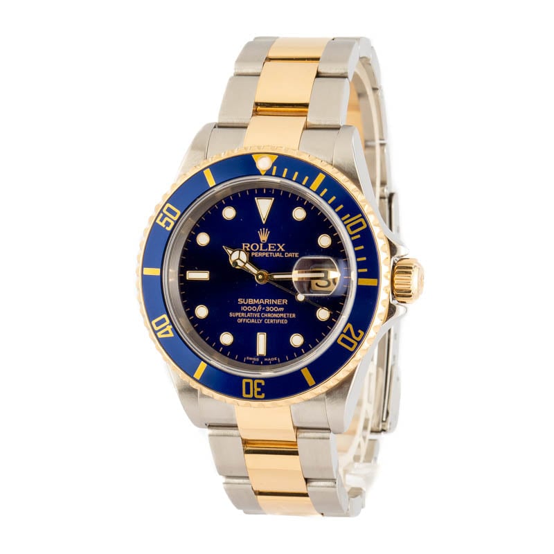 Buy Used Rolex Submariner 16613 Bob s Watches Sku 162745