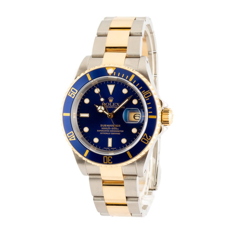 Men's Rolex Submariner 16613 Two Tone