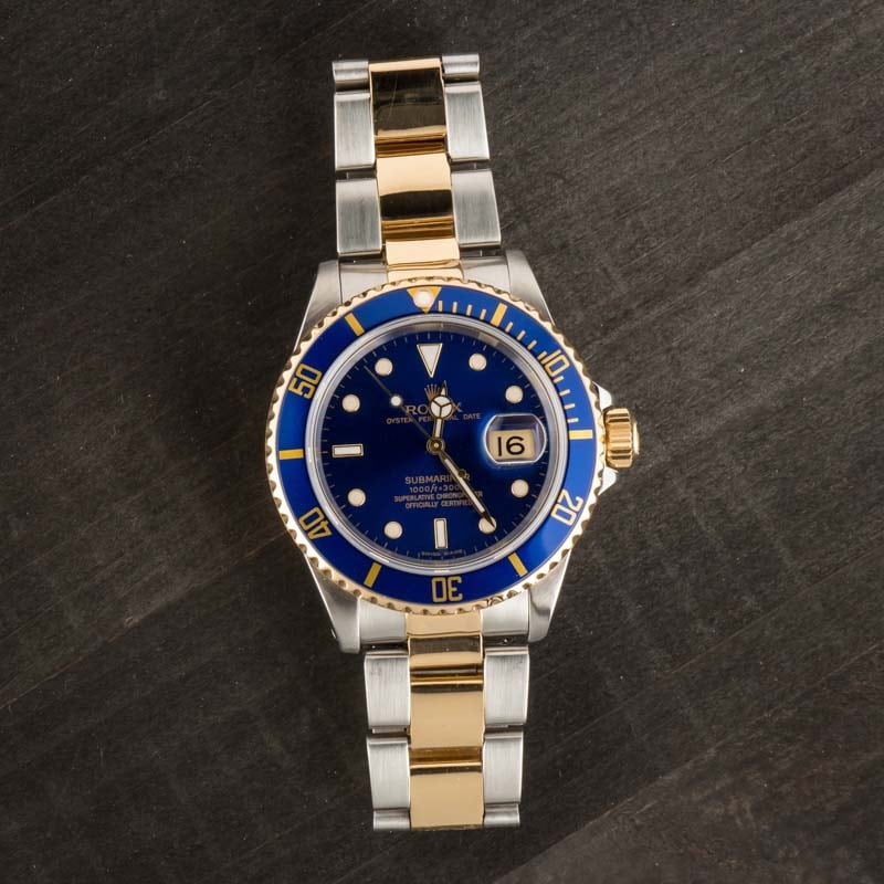 Rolex Submariner 16613 Blue