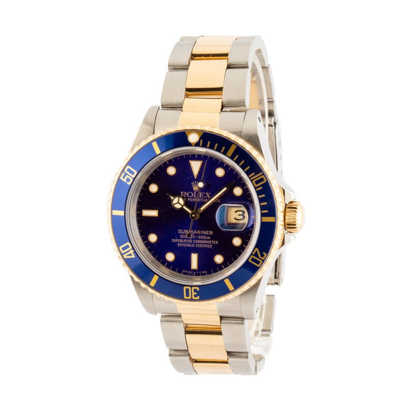 Rolex Submariner 16613 Steel & 18k Yellow Gold