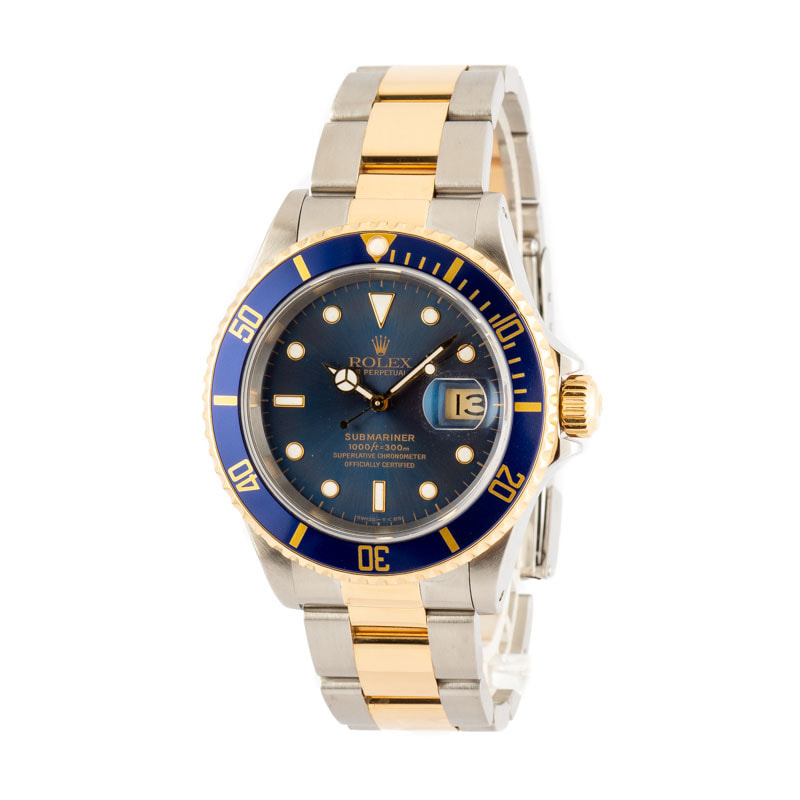 Rolex Submariner 16613 Blue Dial