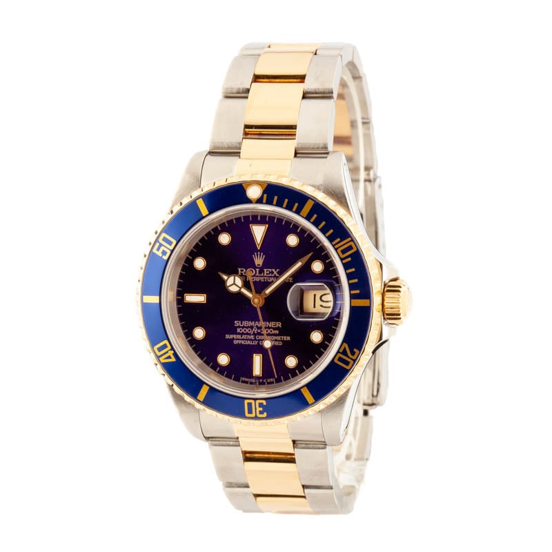 Men's Rolex Submariner 16613 Two Tone