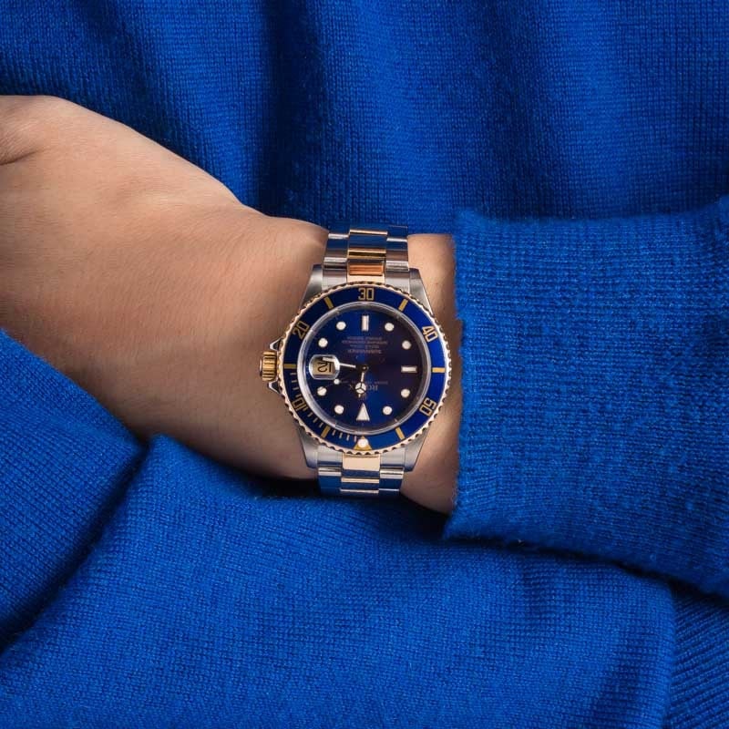 Rolex Submariner 16613T Blue Bezel