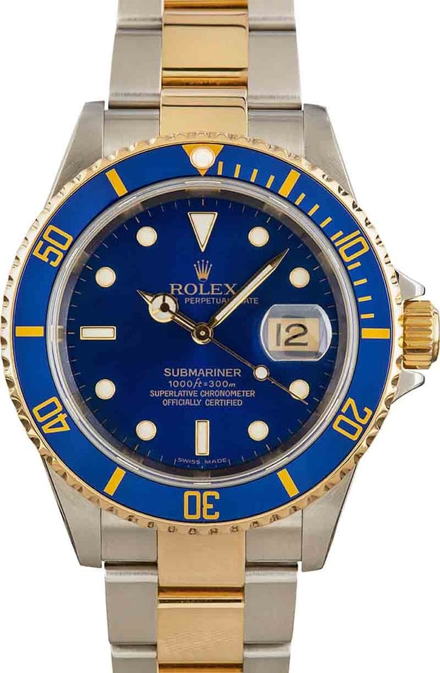 Rolex submariner black dial blue clearance bezel