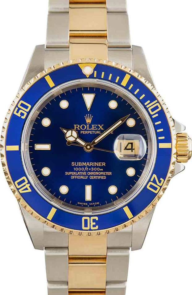 Buy Used Rolex Submariner 16613 Bob s Watches Sku 162661