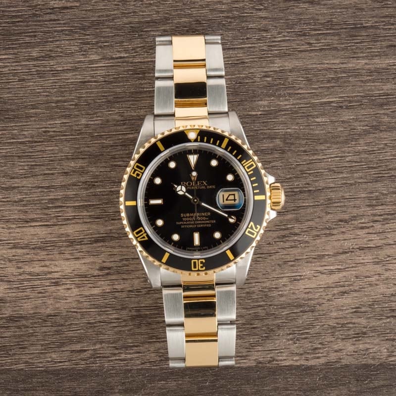 Rolex Submariner 16613 Black Bezel