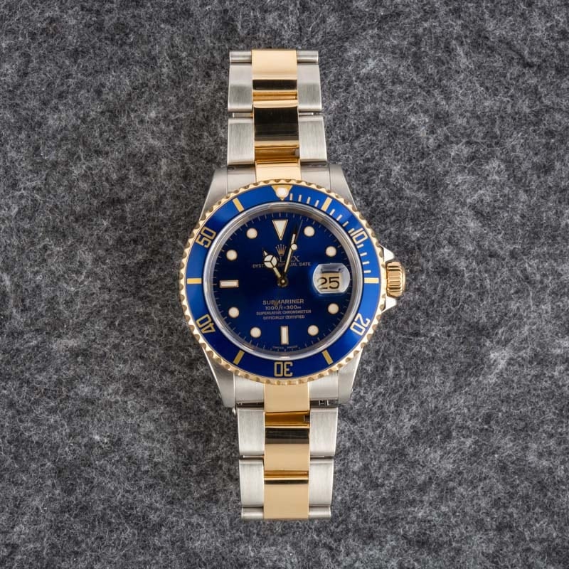 Rolex Submariner 16613 Two Tone Blue