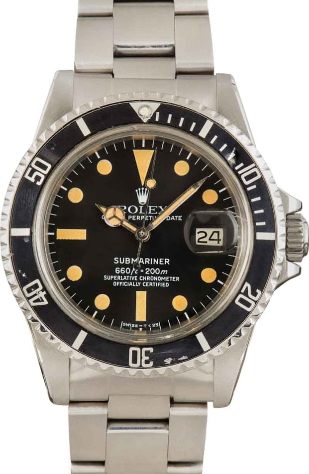 Buy Used Rolex Submariner 1680 Bob s Watches Sku 142124