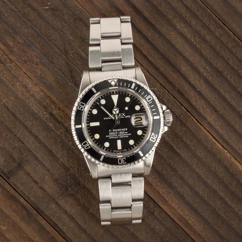 Buy Used Rolex Submariner 1680 Bob s Watches Sku 158797