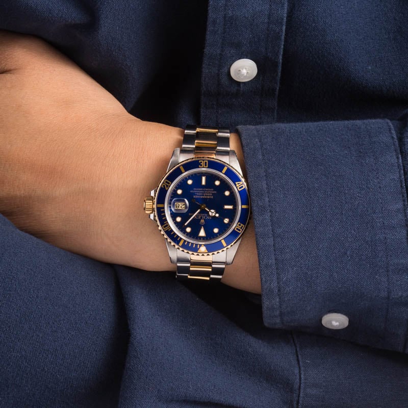 Rolex Submariner 16803 Blue Dial