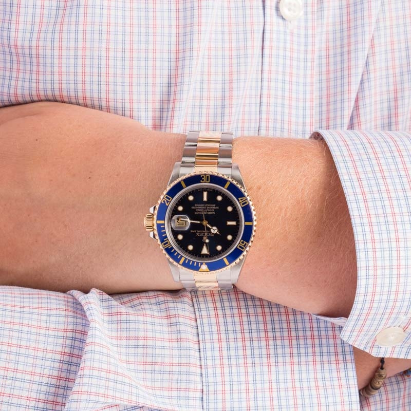 Rolex Submariner 16803 Blue Dial