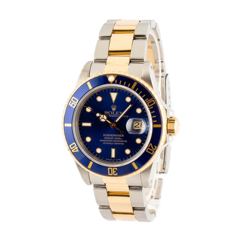 Rolex Submariner 16803 Blue Dial