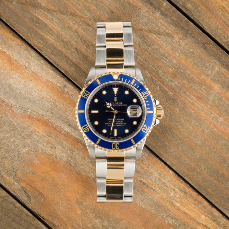 Rolex Submariner 16803 Blue Dial